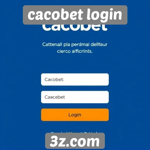 Facilidade de uso do cacobet login para novos usuários