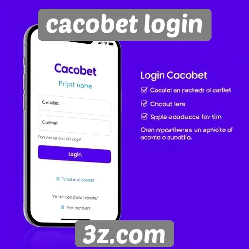 Cacobet login apresenta novas funcionalidades para usuários